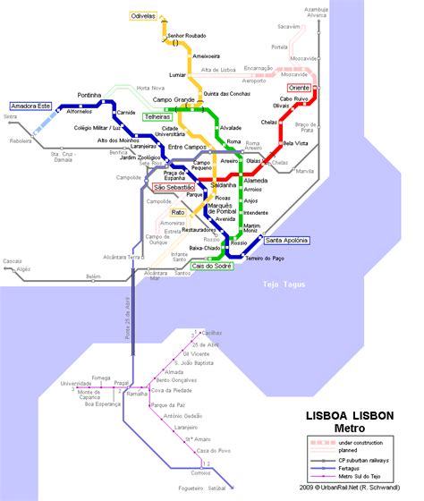 lisbon tram map